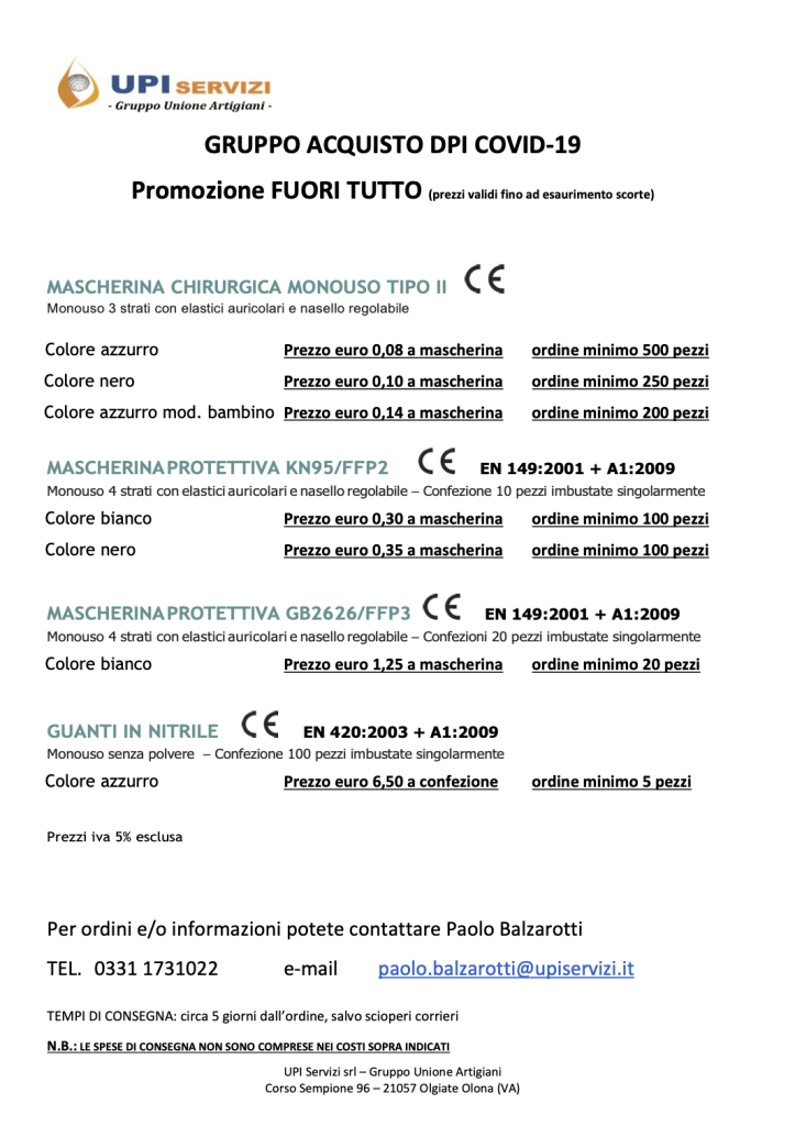 Listino Covid-19 FT22